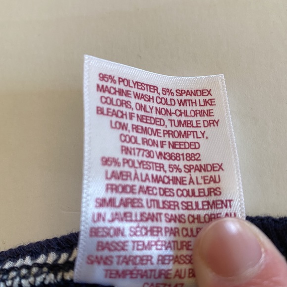 Merona Navy Blue & White Striped Swimsuit Cover-Up - Picture 6 of 7